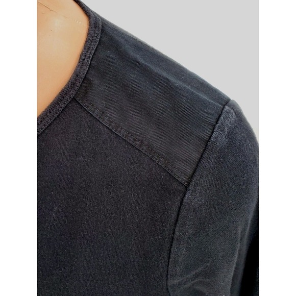 LRL Ralph Lauren Black Long Sleeve Shirt Gold Buttons Size Small Embroidered - Picture 4 of 6